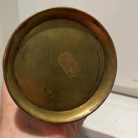 1940’s Rare Egyptian Silver Overlay Copper Vase 🏺 - Picture 3 of 10